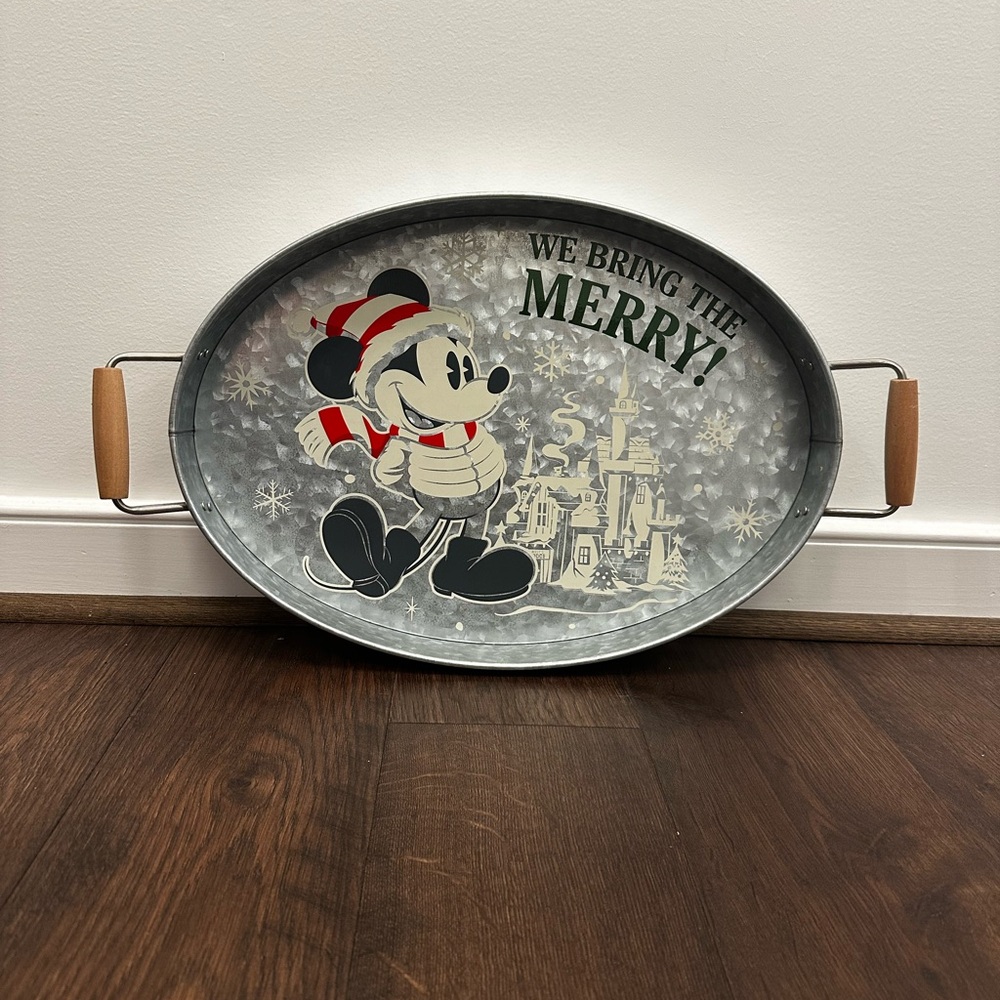Disney Holiday Lodge Mickey Mouse Serving Tray